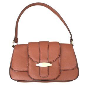 Unbranded Solid Brown Man-made Shoulder Bag One Size